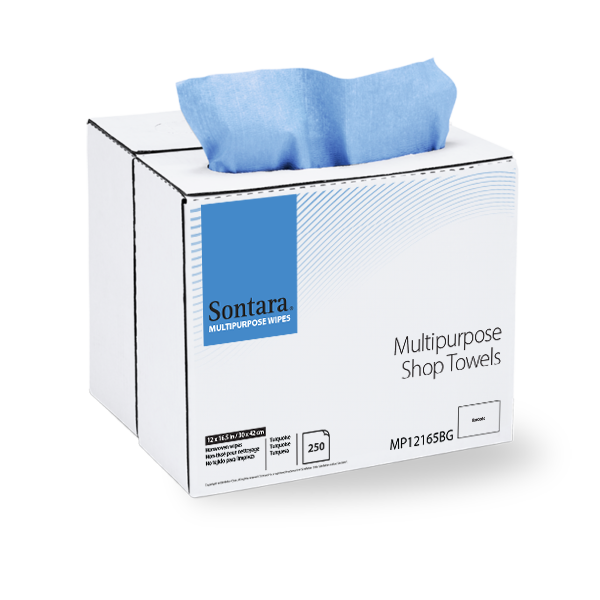 Sontara® Multipurpose Shop Towel Blue Double Pop-Up